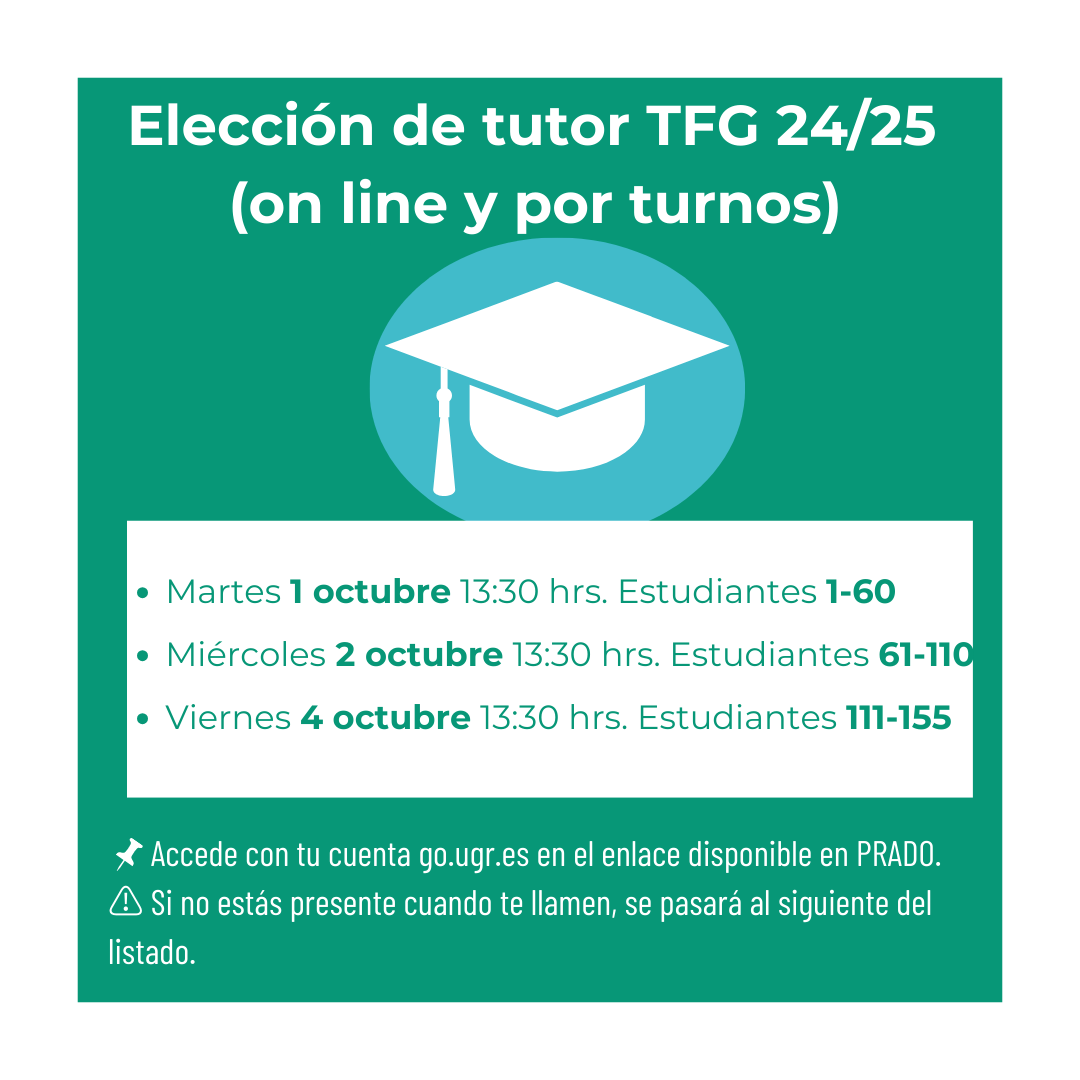 elección tutor TFG