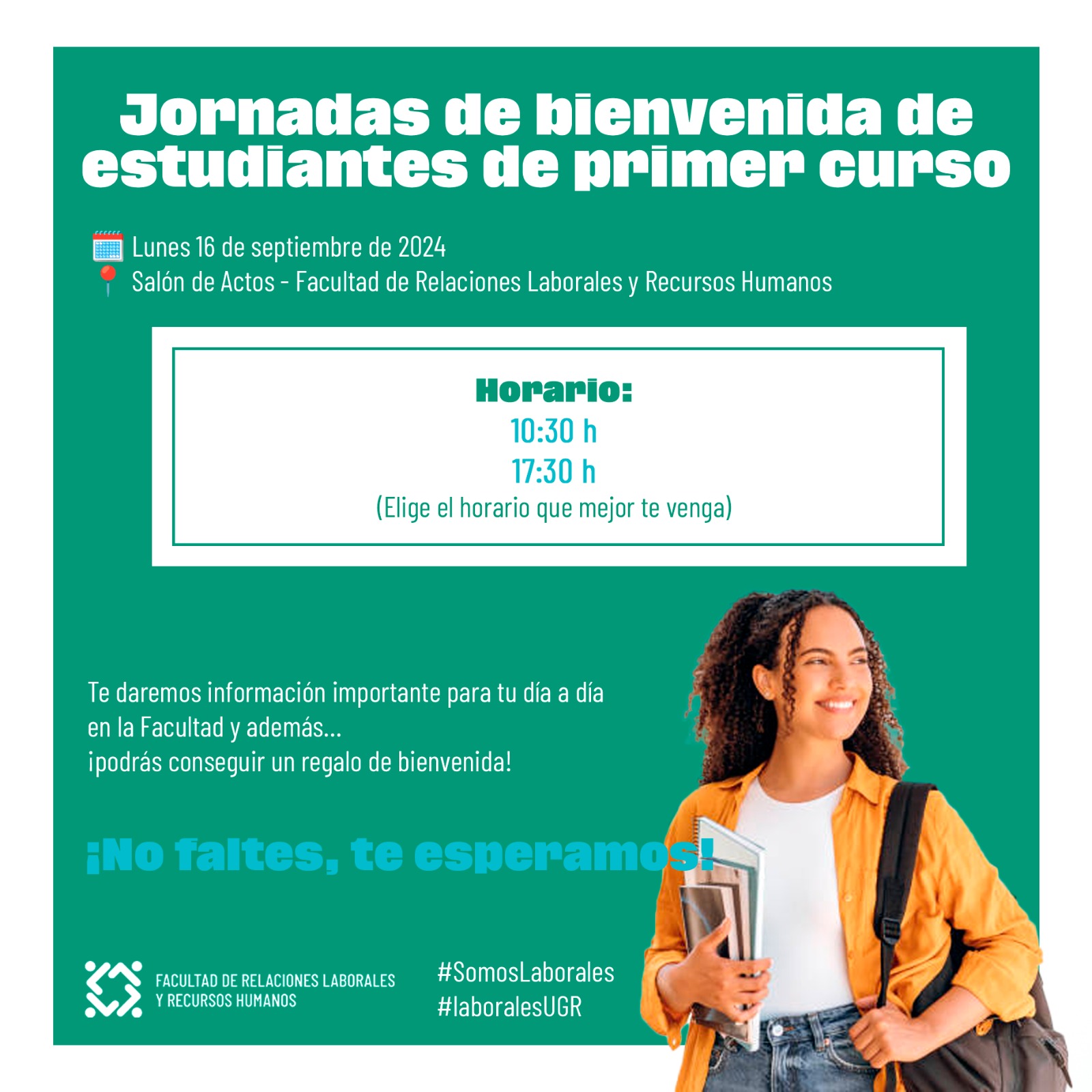 Jornadas de bienvenida estudiantes de primer curso