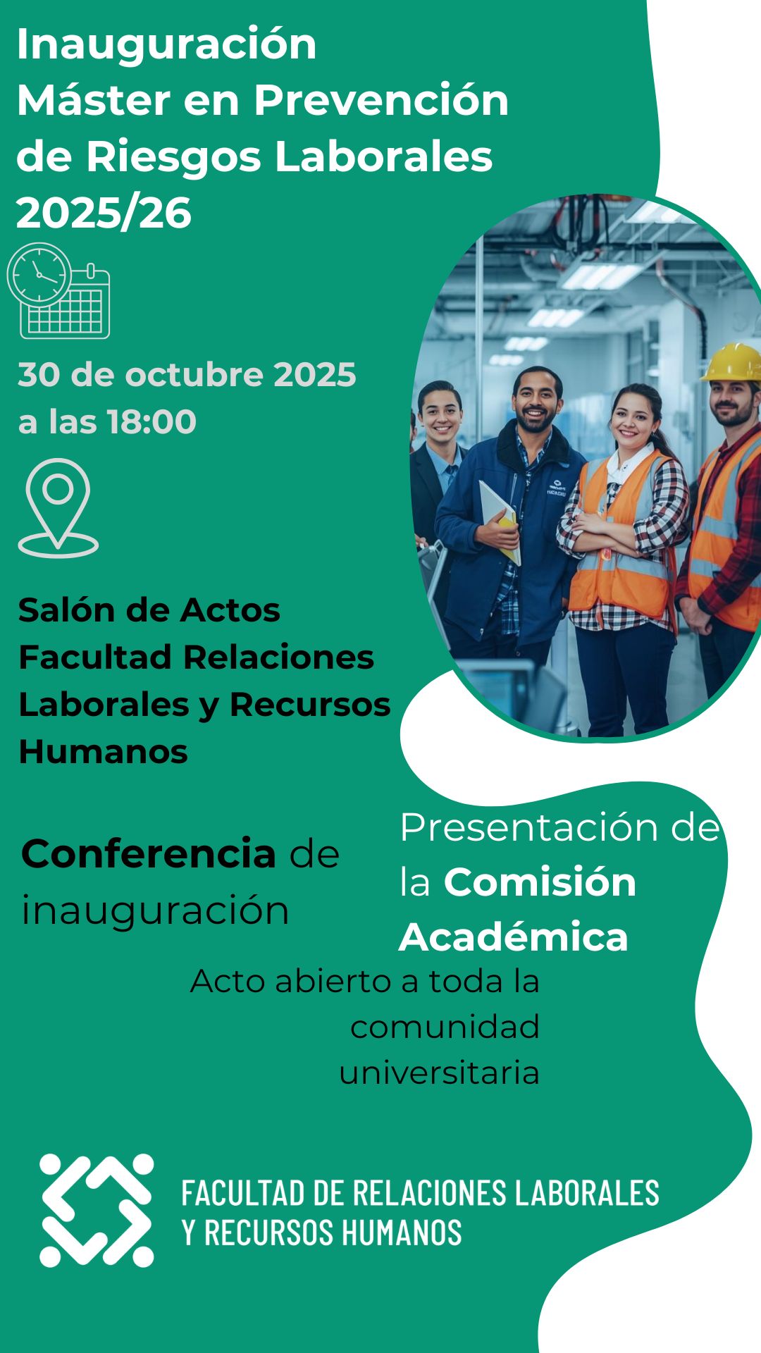 inauguración master de prevención de riesgos laborales inauguración master de prevención de riesgos laborales