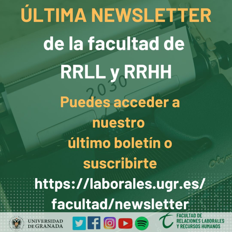 newsletter de la facultad newsletter de la facultad