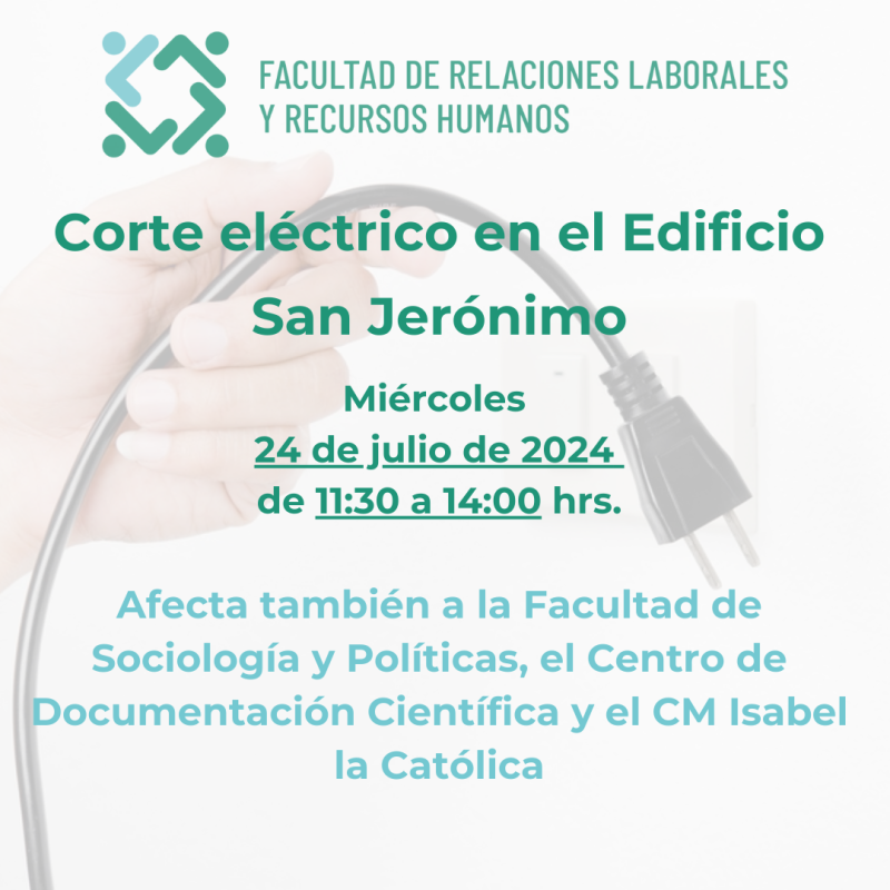corte eléctrico en el Edificio San Jerónimo