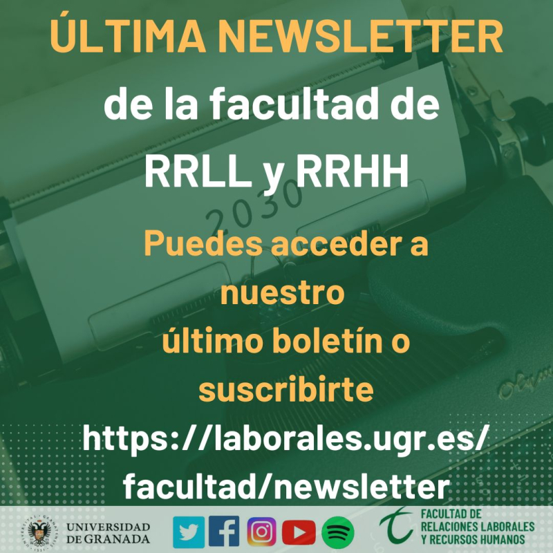 newsletter de la facultad