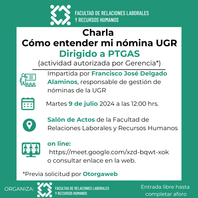 cómo entender mi nómina ugr para PTGAS cómo entender mi nómina ugr para PTGAS