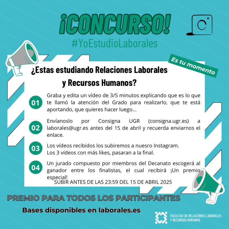 Cartel concurso vídeo de laborales Cartel concurso vídeo de laborales